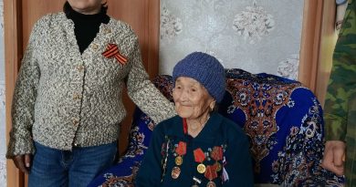 На территории Дубровинского отдела прошла поздравительная акция «С Днём Победы, ветеран!»