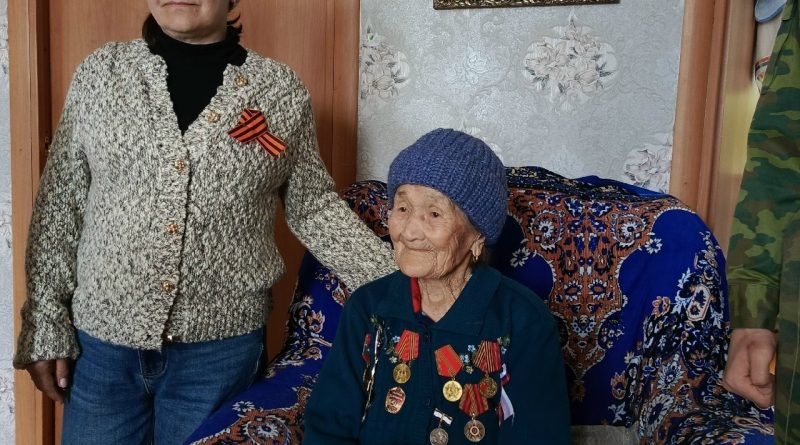 На территории Дубровинского отдела прошла поздравительная акция «С Днём Победы, ветеран!»