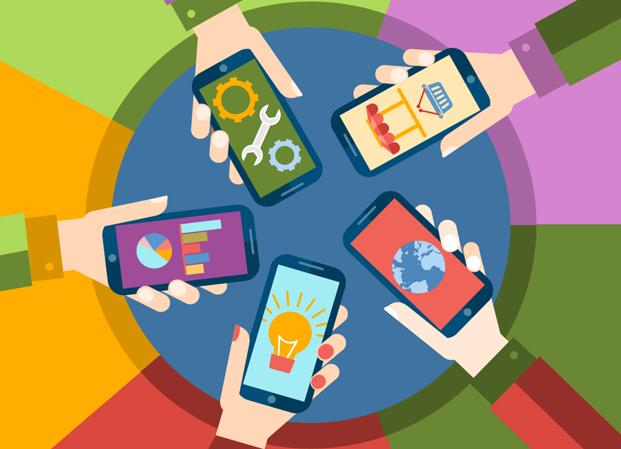 Продвижение мобильных приложений. Разработка мобильных приложений иллюстрация. Конструктор сайтов. Разработать мобильную игру компании. Мобильный интернет.