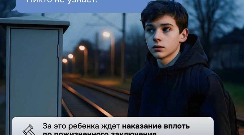 Предложили подзаработать легких денег в интернете? Помните, за диверсию  может грозить уголовный срок до 20 лет