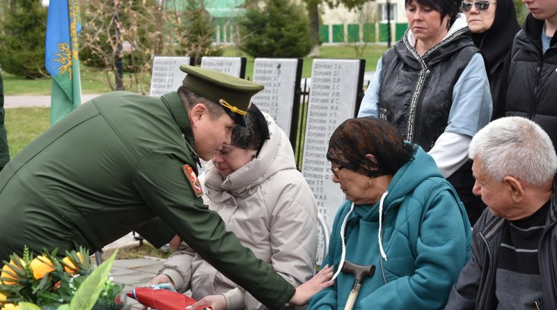 В Вагайском округе простились с ефрейтором Кусковым Аликом Александровичем