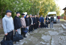 Наказ малой родины: вторая команда новобранцев отправилась из Вагая к местам службы