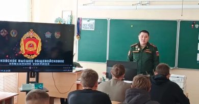 Майор Руслан Абдиров рассказал студентам о поступлении в ВВУЗы МО РФ