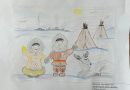 Ученицы 1 класса из Зареченской СОШ — участницы областного конкурса детских рисунков